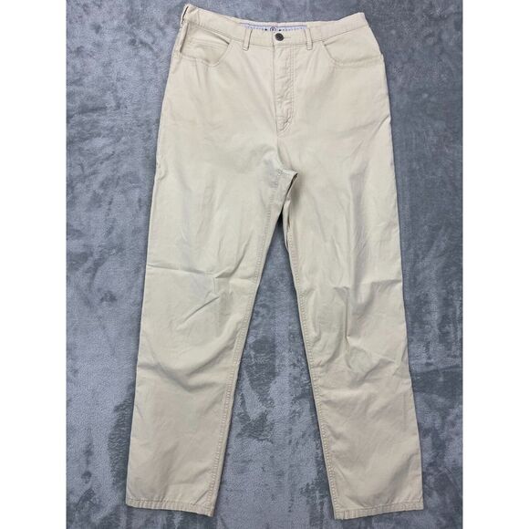Bogner Women's Pants Cotton Blend Straight Leg‎ Beige Size 12 Long (30x30) - Picture 1 of 11